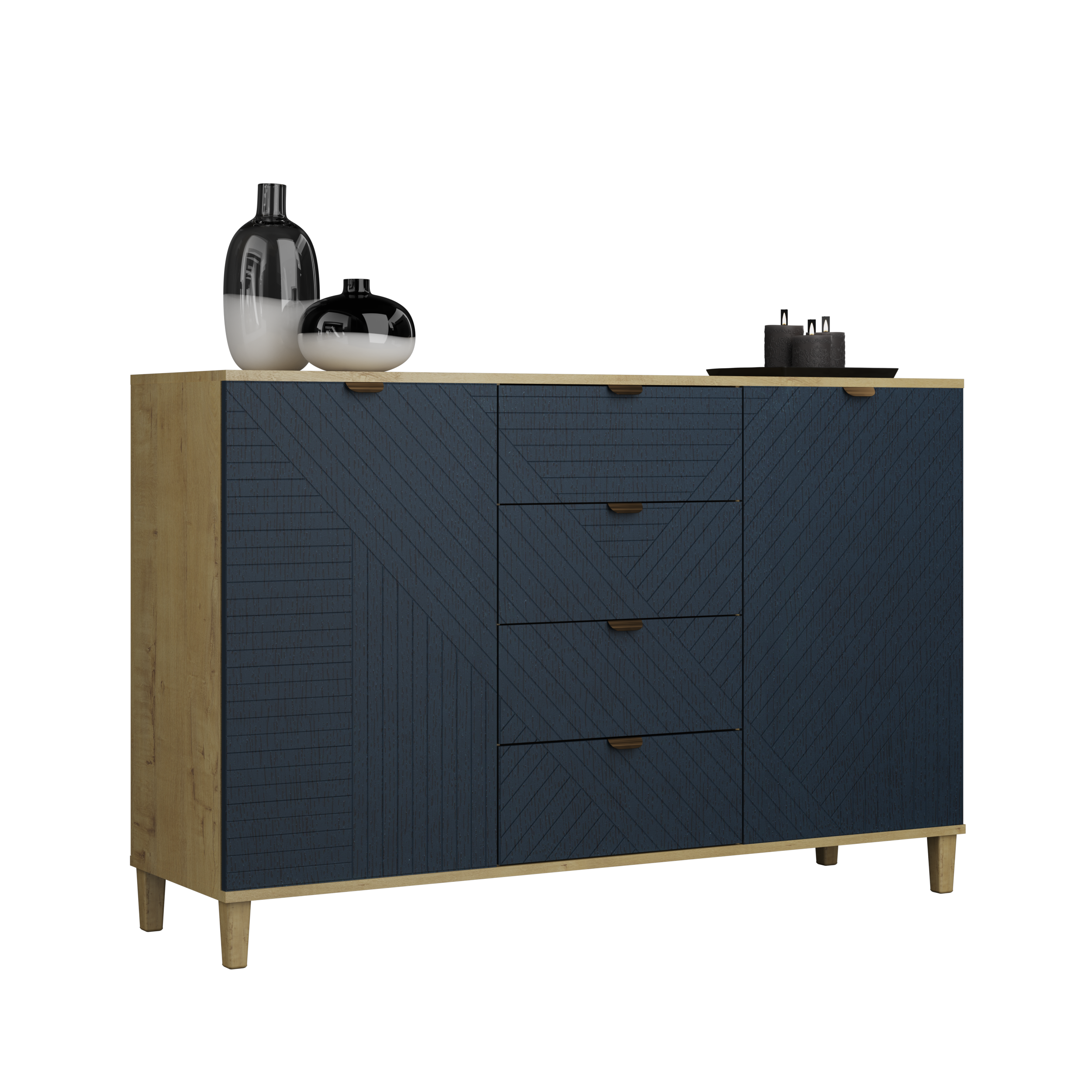 Корпус к комоду "Роттердам" 5 Дуб бунратти