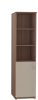 Детская "Школьник" Шкаф-стеллаж шимо темный/венге светлый