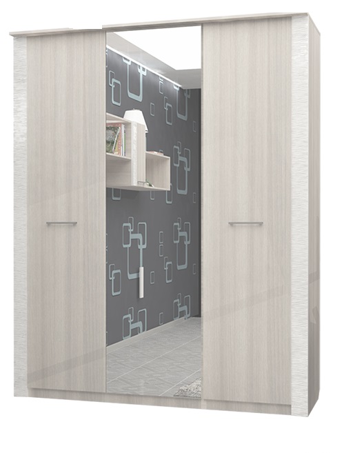 Спальня "Релана" Шкаф 3х-дверный анкор белый