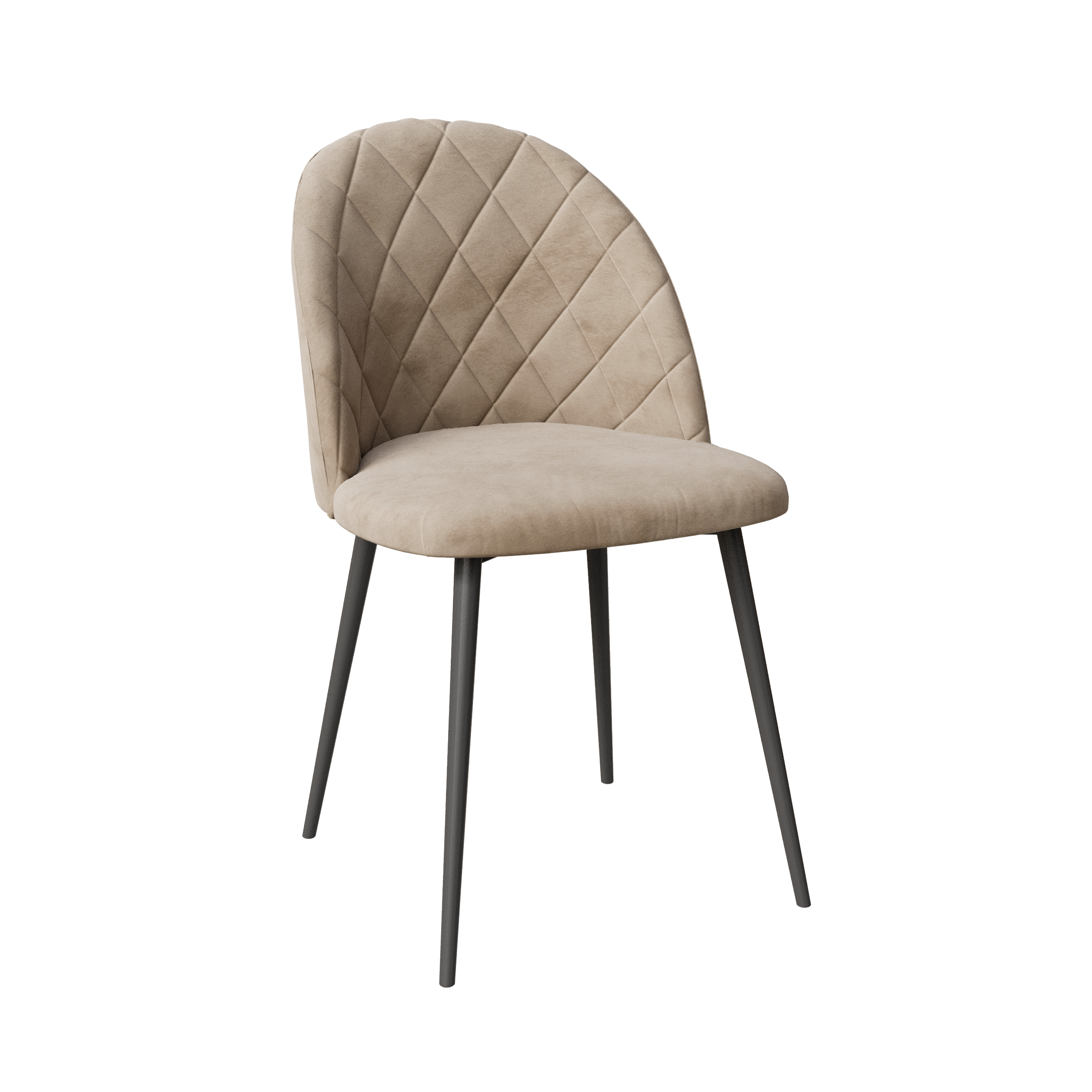 Стул Грета  Nova 910 Велюр бежевый (Без каркаса  №1) (Под заказ)