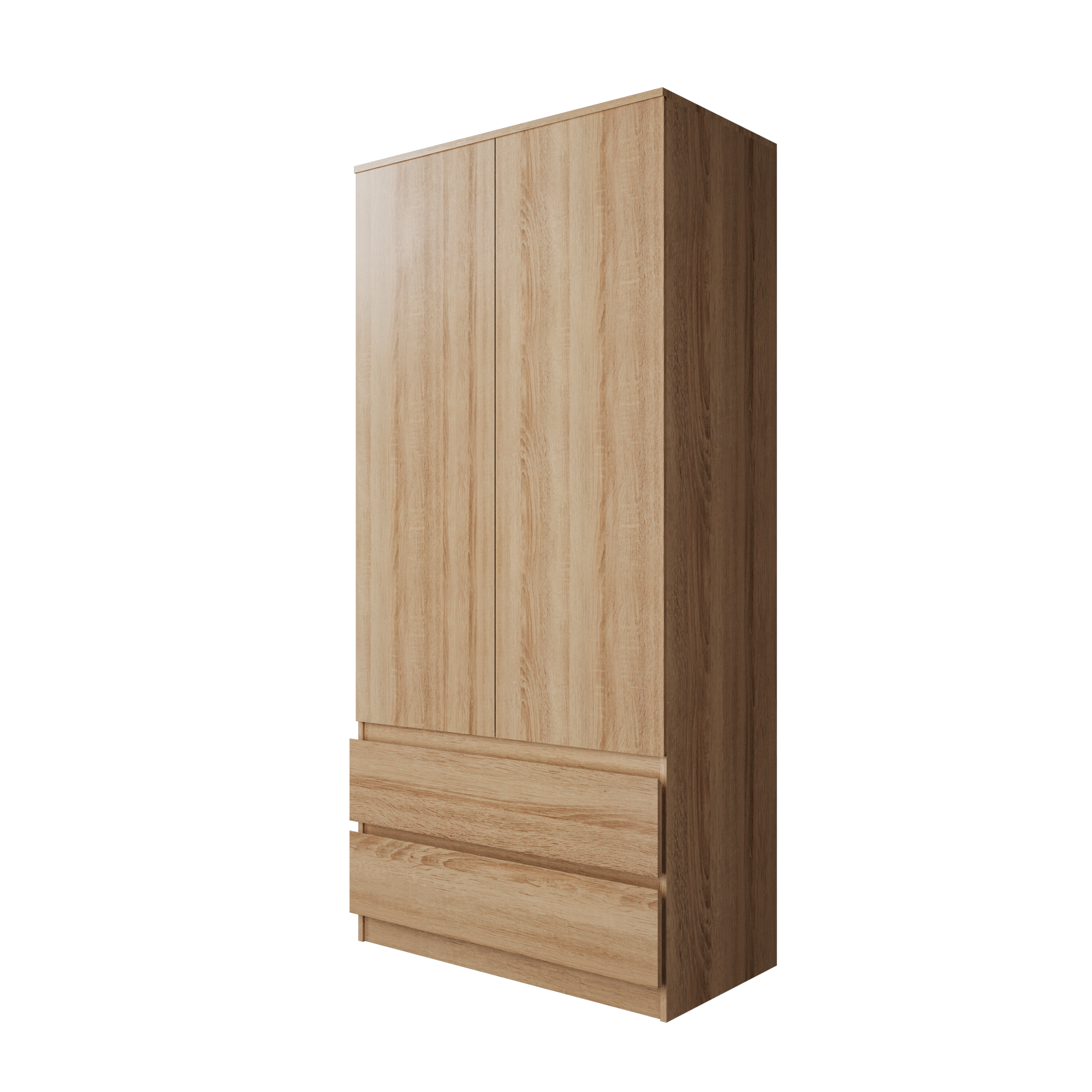 Шкаф "Твист" 2 двери, 2 ящика Дуб сонома