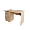 Стол письменный " Твист" однотумбовый Дуб Сонома (левый)